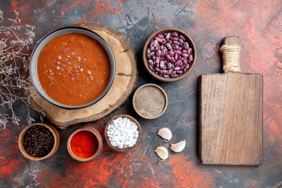 Ingredients for 3 Bean Chili