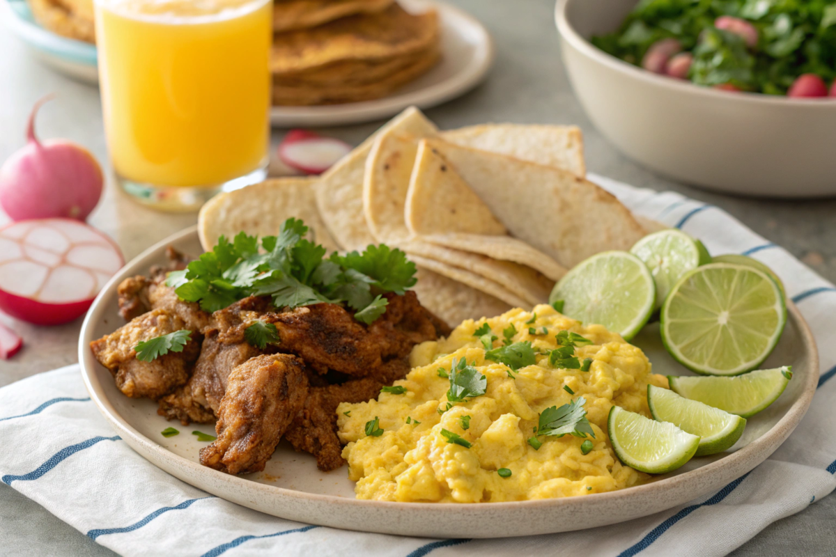 Carnitas Breakfast with Eggs