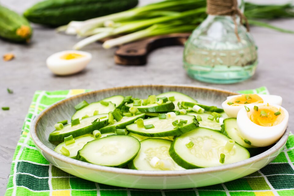 keto Salad cucumber