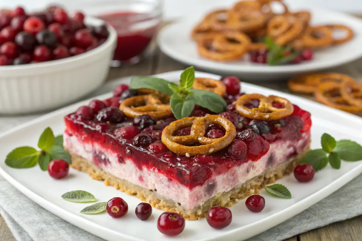 CRANBERRY PRETZEL SALAD