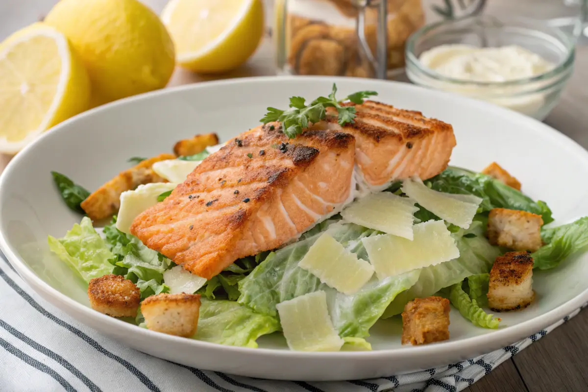 Salmon Caesar Salad