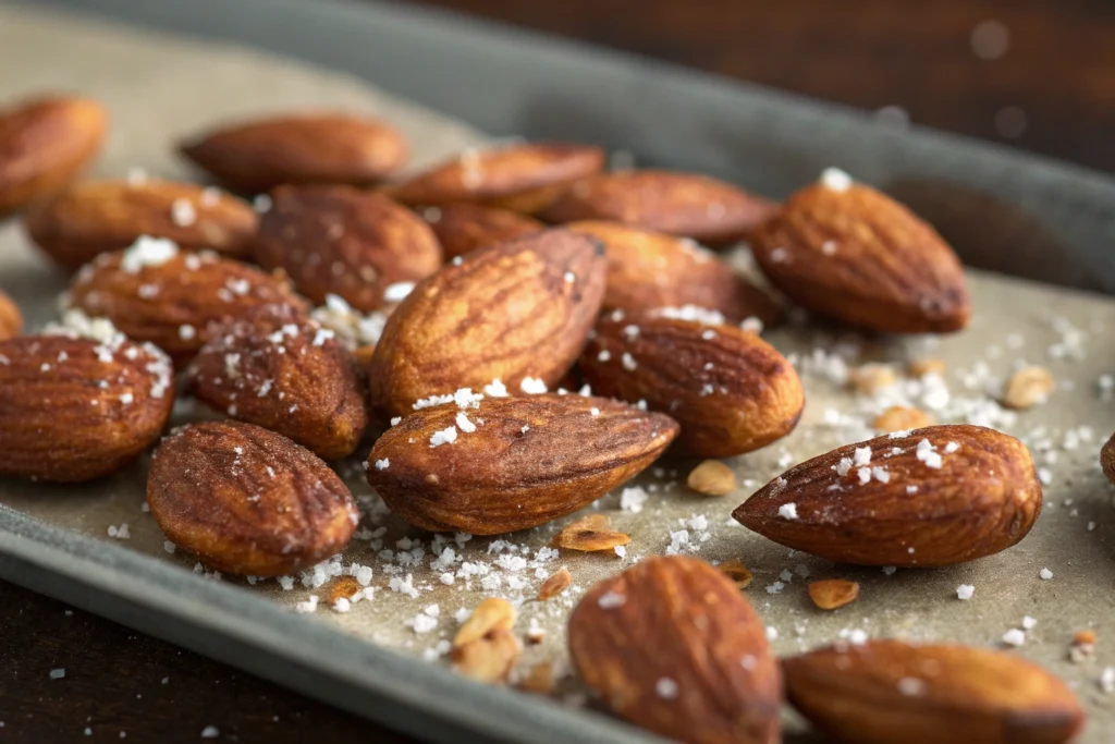 Roast Almonds with Salt